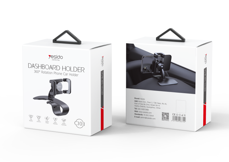Yesido C103 360° Rotation Dashboard Car Holder Yesido C103 360° Rotation Dashboard Car Holder
